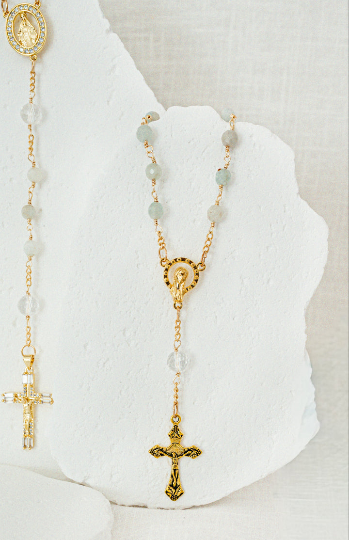 Living Water Rosary Bag Charm