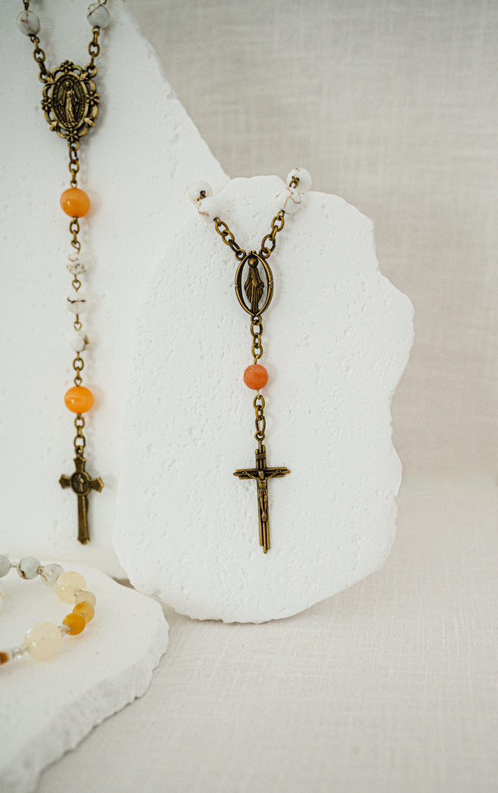 Glorious Dawn Rosary Bag Charm