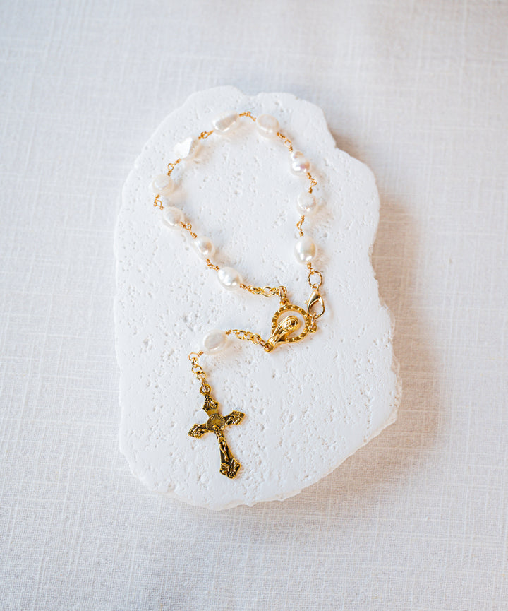 Pure Grace Rosary Bag Charm