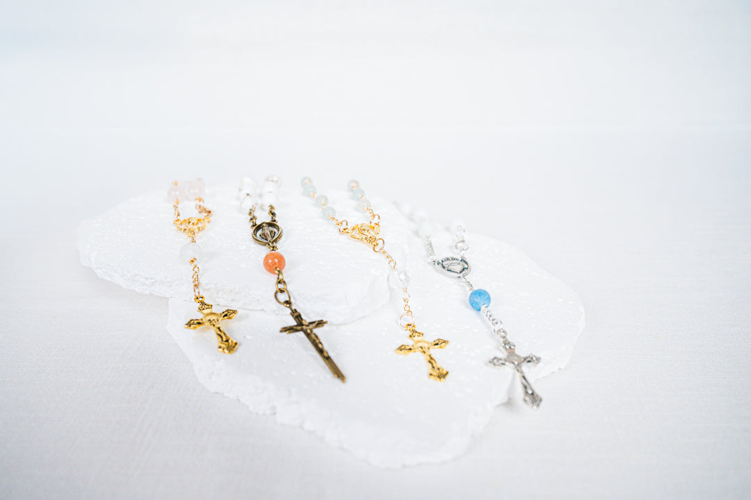 Glorious Dawn Rosary Bag Charm